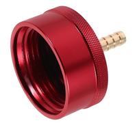 POPETPOP Bouchon de Réservoir de Carburant en Alliage D'aluminium avec Raccord Compatible, Filetage Étanche et Résistant aux Hautes Températures, Rouge