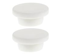 POPETPOP Bouchon de Vidange Étanche 2 Pièces en Caoutchouc Blanc Compatible Trous de Drainage pour Congélateur Coffre pour Refroidisseurs Commerciaux Cuisine