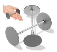 POPETPOP Cache-trou de Porte en Acier Inoxydable 2pcs, Réparation Rapide pour Porte en Bois Épaisseur 40-127mm, pour Appartement et Bureau, Sécurité Renforcée
