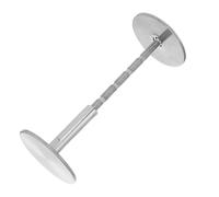 POPETPOP Cache-Trou de Serrure en Acier Inoxydable 40 MM Plaque de Recouvrement Ronde pour Trou de Porte Bouche-Trou de Verrouillage pour Porte d'Entrée Protection Discrète et Sécurisée