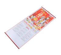 POPETPOP Calendrier Suspendu Robuste 2025 en Papier Impression Claire, Espace pour Écrire, Corde D'accroche, pour Bureau et Journal