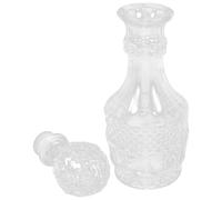 POPETPOP Carafe à Whisky Résistante à L'usure en Verre 500ml, Design Simple et Élégant Rangement Service Vin Restaurant