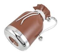 POPETPOP Carafe Isotherme à Café Pot Isotherme Polyvalent Grosse Capacité 1l avec Intérieur en Verre Design Solide en Pp et Silicone pour Bureau et Voyage