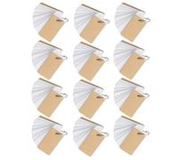 POPETPOP Cartes de à anneaux 12 pièces papier blanc pour enseignants et activités extérieures bloc-notes portable pratique