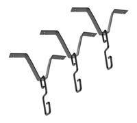 POPETPOP Clip Adaptateur Gouttière Chaîne Pluie, Crochet en V Noir | Assemblage sans Joint, Grip Renforcé, Réduit le Bruit, Limite les Éclaboussures, pour Balcon et Eau Extérieure