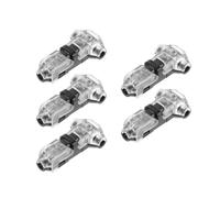 POPETPOP Connecteur Électrique Rapide 5pcs en Nylon, Borne à Fil à 1 Broche, Connexion Sécurisée sans Dénudage, pour Câblage Compact et Extérieur