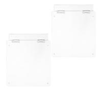 POPETPOP Couvercle de Thermostat Plastique Transparent pour Protection de Thermostat Câblé, Plaque de Recouvrement Étanche pour Ambiance Estivale Intérieure