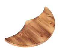 POPETPOP Couvercle en Bois Marron Épais pour Bain de Pieds, Robuste et Multifonction, Forme Plate, pour Salle de Bain et Chambre