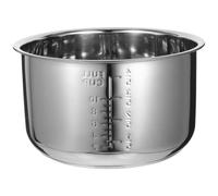POPETPOP Cuve Intérieure de Rechange en Acier Inoxydable pour Cuiseur à Riz, 5 L, Compatible avec Les Appareils de Cuisine Électriques Multifonctions.