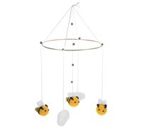 POPETPOP Décoration Suspendue Abeille et Nuage en Laine pour Chambre Intérieure Ornement Mural Nordique Réutilisable, Décoration d'Intérieur Créative pour Chambre d'Garçon et Filles