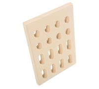 POPETPOP Déflecteur de Flamme pour Gril en Céramique Radiante | Beige, pour Systèmes à Brûleur, Réduit les Pertes Thermiques, Diffusion Homogène, Entretien Hygiénique
