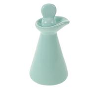 POPETPOP Diffuseur D'huiles Essentielles en Céramique Vintage 70 Ml Flacon Compte-gouttes Mini Portable Bleu Lac, Pot Cosmétique pour Spa et Voyage, Récipient Anti-fuite pour Huiles