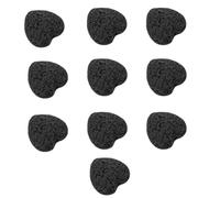 POPETPOP Diffuseur en Pierre Volcanique Forme Cœur 10 Pièces Léger et Portable pour Espaces Réduits et Chambre, Présent Romantique pour Femme