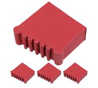 POPETPOP Embouts en Caoutchouc Protection Sécurité 4pcs pour Pieds D'échelle Antidérapants Rouge 8,1x3cm Compatibles Escabeaux pour Travaux Électriques Industriels