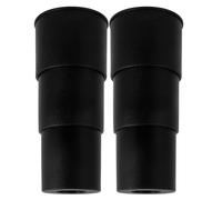 POPETPOP Ensemble de couvercles de Cylindre pour Chaise de Bureau, Housse de siège de Bureau à vérin à gaz, Plastique Noir, Lot de 2, Installation Facile, Protection pour vérin de Chaise