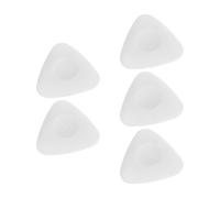 POPETPOP Gomme Blanche et Laisse une Finition Propre 5 Pièces en Caoutchouc Triangulaire Évite les Peluches pour Dessin et Croquis pour L'école Artistes