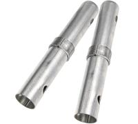 POPETPOP Goupilles de Couplage Échafaudage pour Connexion Sécurisée en Acier Argenté 2pcs et Usage Polyvalent sur Échafaudages Mobiles en Extérieur