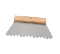 POPETPOP Grattoir à Enduit Multifonction en Acier Inoxydable Lame Dentelée Épaisse et Manche Ergonomique pour Murs et Meubles, pour Travaux de Plâtrage et Peinture