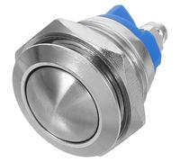 POPETPOP Interrupteur à Bouton-poussoir Métallique Compact Auto-verrouillant pour Remplacement Automobile, Commutateur Industriel en Fer Adapté aux Dispositifs Électroniques