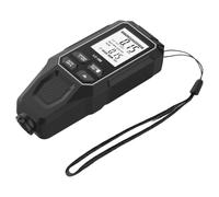 POPETPOP Jauge D'épaisseur de Peinture Automobile et Test Non Destructif Numérique Abs Noire Fonction Anti-dommages pour Professionnels et Bricoleurs pour Inspection de Carrosserie