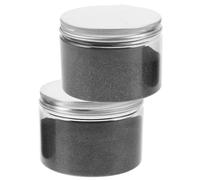 POPETPOP Jeu de Grains Lapidaires Avancé 60/80 pour Polisseuse Bijoux, Abrasif Diamant Noir 2 Boîtes 500g pour Polissage Pierres et Fabrication Bijoux