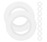 POPETPOP Joint Silicone Drainage 10 Pièces Anneau O-Ring Minimaliste en Silicone pour Bouchon et Lavabo Salle de Bain