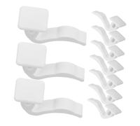 POPETPOP Lot de 10 Clips de Fixation pour Radiateur, Support pour Cache-radiateur et Carénage de Ventilateur, Plastique Abs, Installation Facile pour Maison ou Bureau