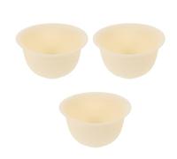 POPETPOP Lot de 3 Bols Mélangeurs en Silicone Souple Antiadhésif pour Masque Facial Bol Peu Profond Base Stable pour Soins du Visage Professionnels et Usage Spa à Domicile