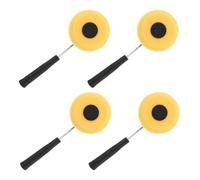 POPETPOP Lot De 4 Brosses De Bureau Pour Cadres En Mousse Serrés, Applicateur Mural Pour La Décoration De Cloisons Sèches, Le Nettoyage Des Murs, Des Espaces Et Des Coins. Brosses Et
