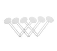 POPETPOP Lot de 6 Presse-tubes en Métal 9x2,5 Cm, Outil pour Presser Tube de Dentifrice, Colle et Cosmétiques en Pâte, Contrôle Précis Quantité, Anti-gaspillage, Accessoire Pratique