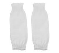 POPETPOP Manchons de Protection Respirants et Résistants aux Coupures en Hppe et Fibre de Verre pour Avant-bras Manches Blanches 1 Paire pour Jardinage et Travail Mécanique