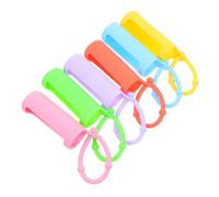 POPETPOP Manchons en Silicone Antidérapants Protection Facile à Monter Ensemble de 6 pour Flacon à Bille 10 ML pour Bouteilles D'huiles Essentielles, pour Voyage
