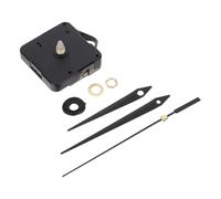 POPETPOP Mécanisme de Montre à Quartz Silencieux pour Horloges, Compatibilité, Plastique Noir, Forme Ronde ou Carrée, pour Chambres et Bureaux