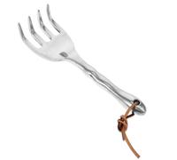 POPETPOP Mini Râteau de Jardin à Main Robuste et Résistant la Déformation en Alliage Magnésium Aluminium pour Jardinage en Extérieur