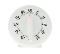 POPETPOP Minuteur Mécanique Cuisson Préparation Cuisine Blanc et Compte à Rebours Remontage Manuel en Plastique Domestique