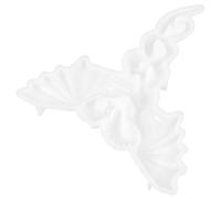 POPETPOP Moule Époxy Dragon en Silicone Blanc pour Résine, Déco DIY | Surface Lisse, Démoulage Facile, pour Artisans Résine et Loisirs Créatifs, Ornement Dragon, Plâtre