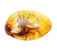 POPETPOP Objet Décoratif Résine Ambre Spécimen d'Araignée et Breloque Artisanale pour Collection Insectes Naturalisés Plusieurs styles