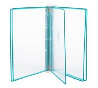 POPETPOP Organisateur Mural de Bureau Trieur de Dossiers Suspendus Polyvalent Vert 5 Pages et PVC Installation Facile pour Afficher Brochures et Magazines