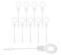 POPETPOP Outil de Débouchage pour Vidange Réfrigérateur Perforé en Plastique, Kit 10 Pièces, Accessoire la Cuisine Maison Anti-débordement, Nettoyage des Canalisations