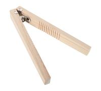 POPETPOP Outil Manuel D'ouverture de Noix et Arachides en Bois et Métal, Facile à Nettoyer, pour Familles et Soirées, Décortiqueuse Portable