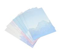 POPETPOP Papier à Lettres Nuage Élégant B5, 64 Feuilles en Papier Lisse pour Écrire des Notes D'amour, Design Simple et Classique, pour Correspondance et Bénédictions