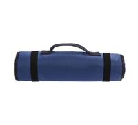POPETPOP Paquet à Outils Enroulable Portable en Tissu Oxford Bleu, 22 Poches Résistantes, Fermeture à Deux Sangles, Organiseur Multifonction pour Outils D'électricien et Bricolage