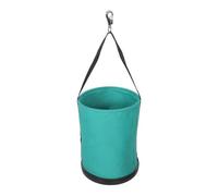 POPETPOP Paquet à Outils Sangle Stable avec Fond Dur Vert en Toile Lourd et Crochets Pivotants, Supporte Jusqu'à 20kg, pour Électriciens en Environnements de Chantier