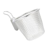 POPETPOP Passoire Inoxydable à Pâtes Panier Filtrant Perforé, Égouttoir Suspendu pour Légumes, Cuisson et Friture, Adaptée la Cuisine Domestique et Professionnelle