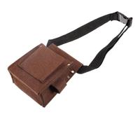 POPETPOP Petite Sacoche à Outils Résistante en Fibre Ceinture, pour Chantier et Travail de Menuiserie, Pochette Pratique pour Rangement D'outils