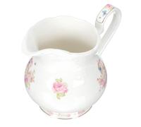 POPETPOP Pichet à Lait en Céramique 180 Ml Motif Doré, Petit Pot à Crème pour Café et Thé, Récipient à Miel Élégant pour Maison Cuisine, Ustensile pour Service de Crème