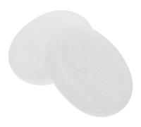 POPETPOP Pierres de Massage en Marbre Blanc, Kit de 2, Massage Chaud et Froid, pour Spa et Usage à Domicile, Relaxation Profonde, pour Hommes et Femmes
