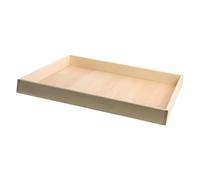 POPETPOP Plateau à Sable Zen en Bois Rectangulaire Minimaliste | Activité Sensorielle Apaisante, Bois Finition Lisse, pour Salle de Yoga et Décoration