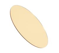 POPETPOP Plateau de Service Rond doré en Acrylique 15 cm diamètre 1,5 mm épaisseur 4 pièces pour centres de Table et boutiques sophistiquées