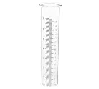 POPETPOP Pluviomètre 7 Pouces Verre Pluviomètre Extérieur Pluviomètre Remplacement Tube Transparent Jauge De Mesure De Pluie pour Jardin Yard
